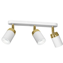 spot  white/gold 3xGU10 05156