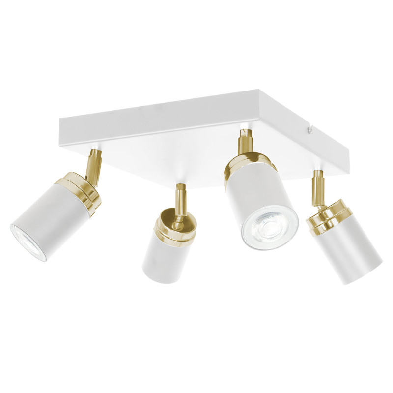 spot  white/gold 4xGU10 05157