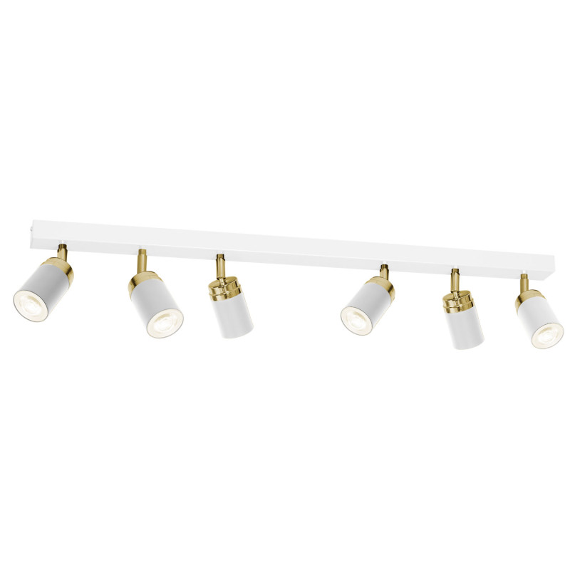 spot  white/gold 6xGU10 05158