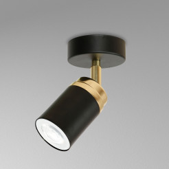 spot  black/gold 1xGU10 05163