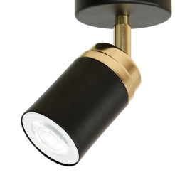 spot  black/gold 1xGU10 05163