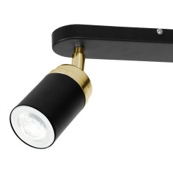 spot  black/gold 2xGU10 05164