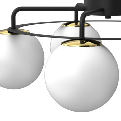 plafon  black/gold 5xE27 05669