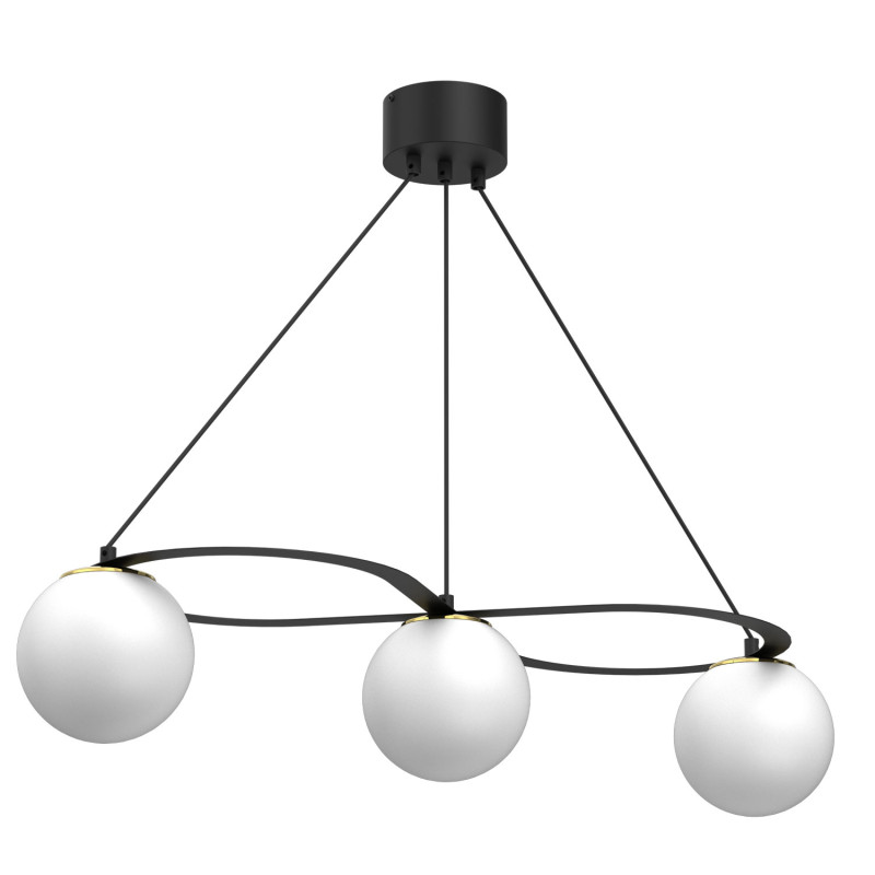 żyrandol  black/gold 3xE27 05671