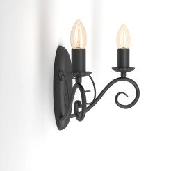kinkiet  black 2xE14 05779
