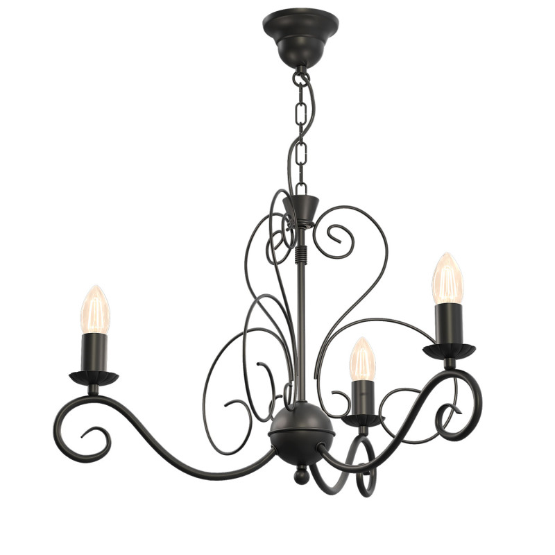 żyrandol  black 3xE14 05780
