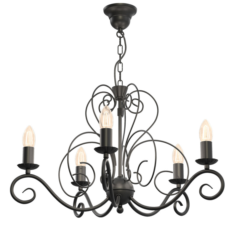 żyrandol  black 5xE14 05781