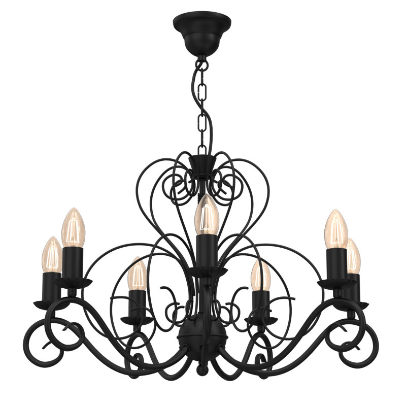 żyrandol  black 7xE14 05782