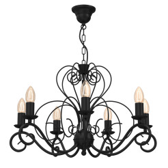 żyrandol  black 7xE14 05782