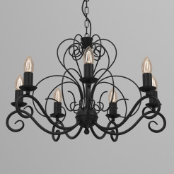 żyrandol  black 7xE14 05782