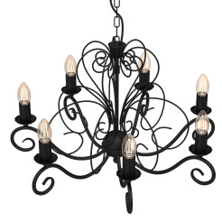 żyrandol  black 7xE14 05782