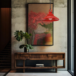 żyrandol   red 1xE27 06180