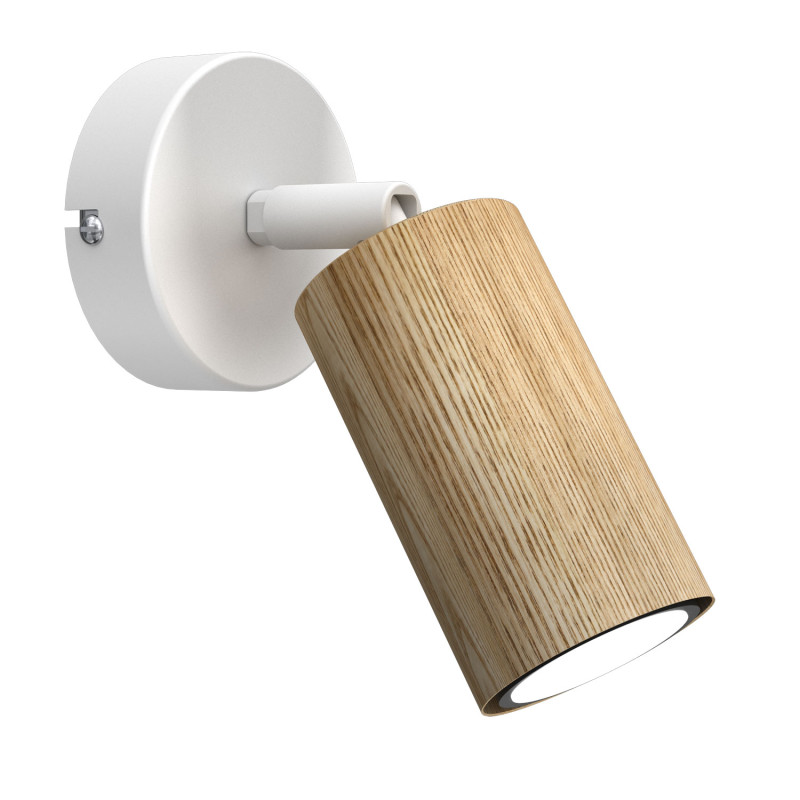 spot Nise white/wood 1xGU10 07044