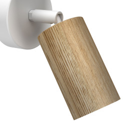 spot Nise white/wood 1xGU10 07044