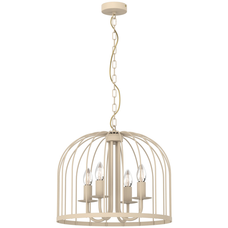żyrandol  beige 4xE14 07293