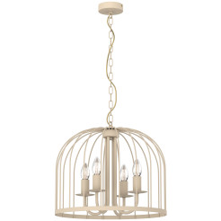 żyrandol  beige 4xE14 07293