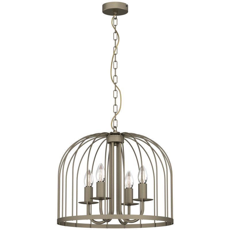 żyrandol  titanium-bronze 4xE14 07295