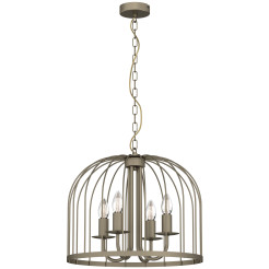 żyrandol  titanium-bronze 4xE14 07295