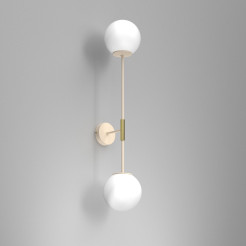 kinkiet  beige/gold 2xE27 07884