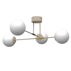 plafon  beige/gold 4xE27 07885