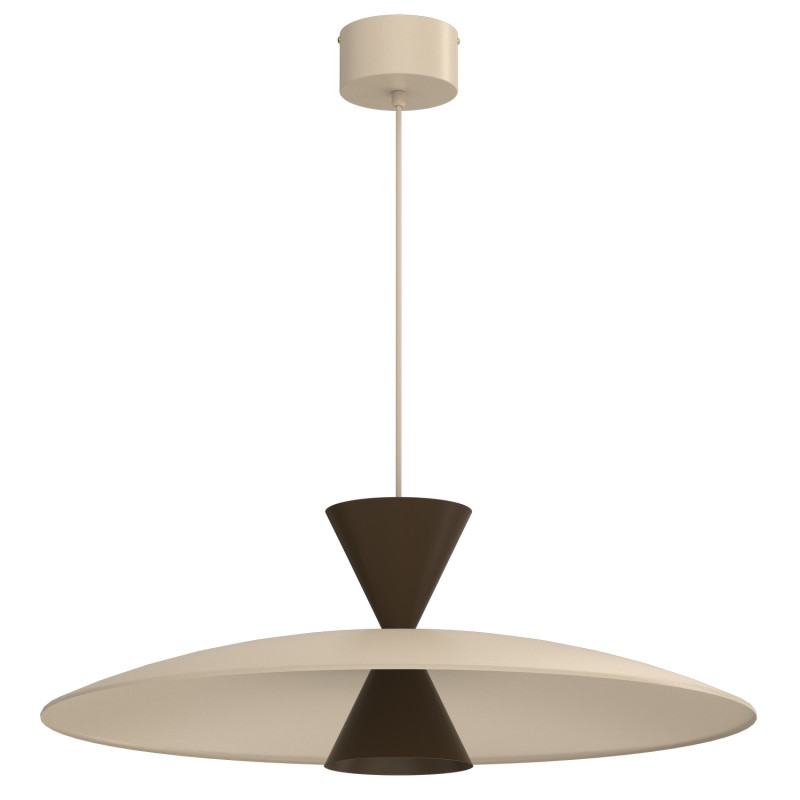 żyrandol  beige/brown 1xGX53 07986