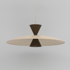 żyrandol  beige/brown 1xGX53 07986