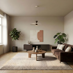 żyrandol  beige/brown 1xGX53 07986