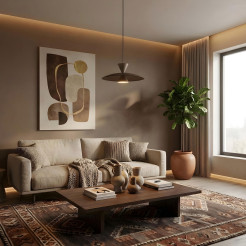 żyrandol  brown/beige 1xGX53 07988