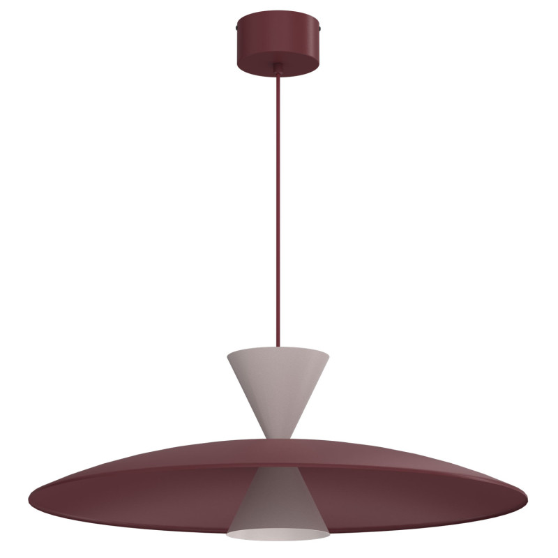 żyrandol  burgundy/cashmere 1xGX53 07989