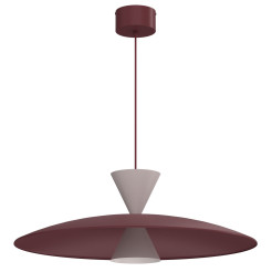 żyrandol  burgundy/cashmere 1xGX53 07989