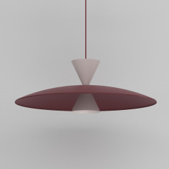 żyrandol  burgundy/cashmere 1xGX53 07989