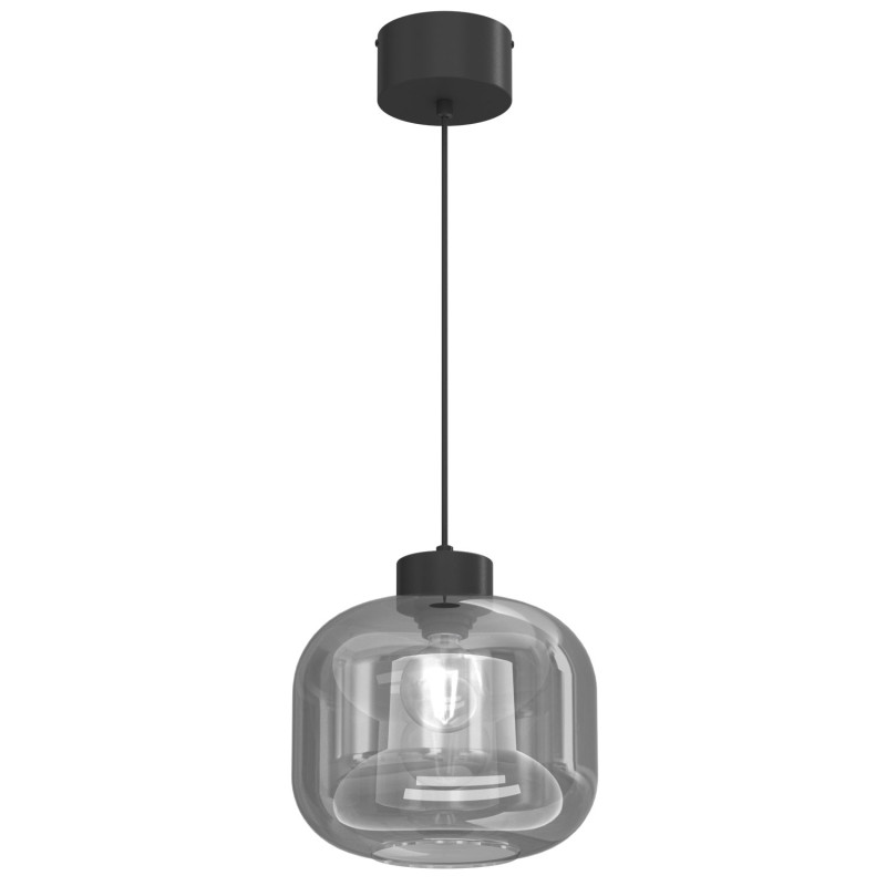 żyrandol  black (glass: 2985) 1xE27 07998