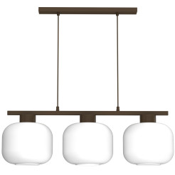 żyrandol  brown (glass: 2984) 3xE27 08012