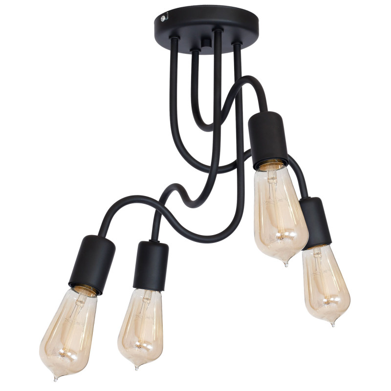 plafon  black 4xE27 08060