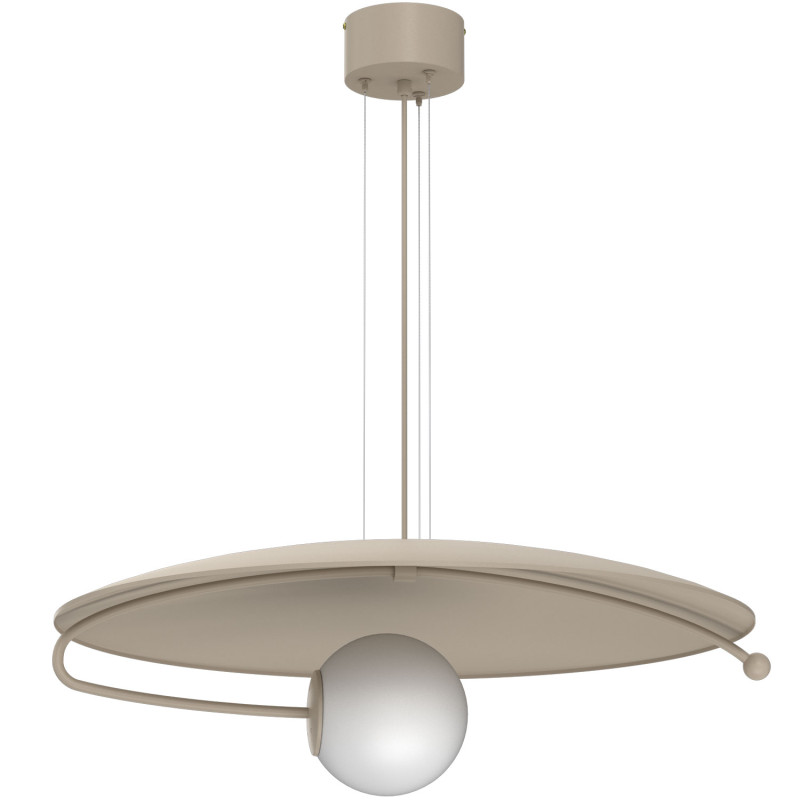 żyrandol  beige (glass: 2815) 1xE27 08188