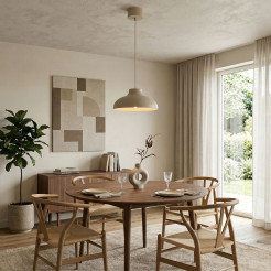 żyrandol  beige 1xE27 08482