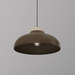 żyrandol  brown/beige 1xE27 08487