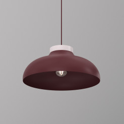 żyrandol  burgundy/cashmere 1xE27 08489