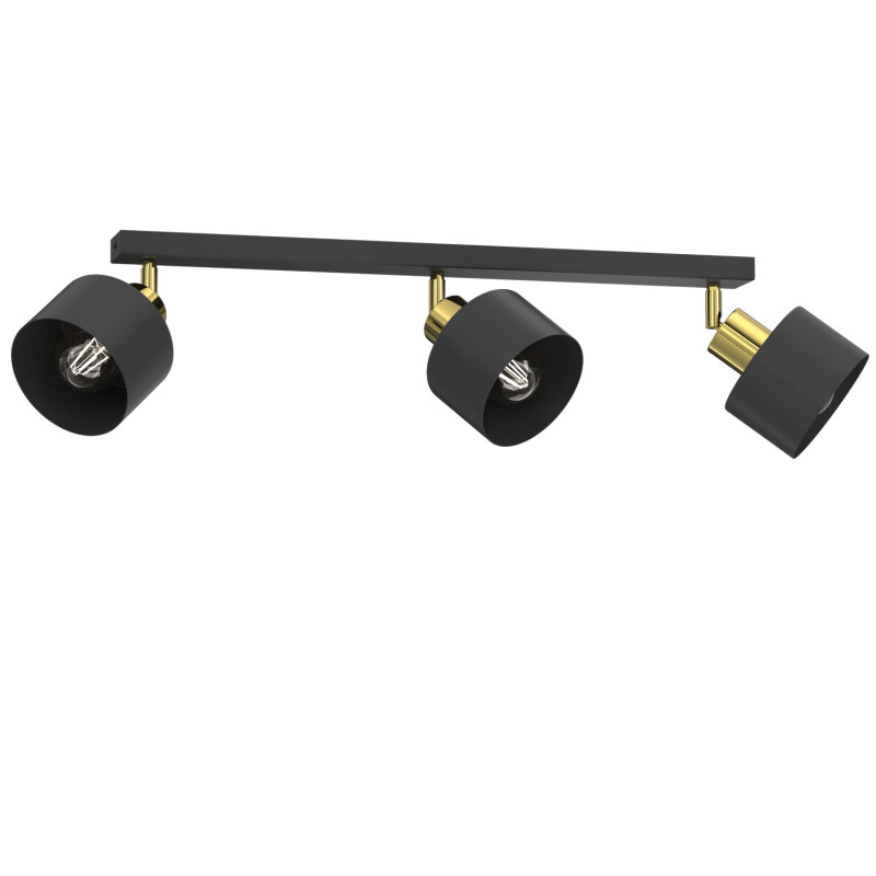 spot  black/gold 3xE27 08781