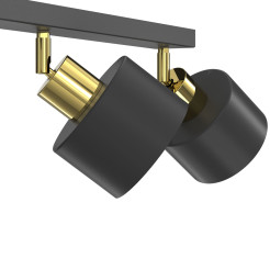 spot  black/gold 3xE27 08781