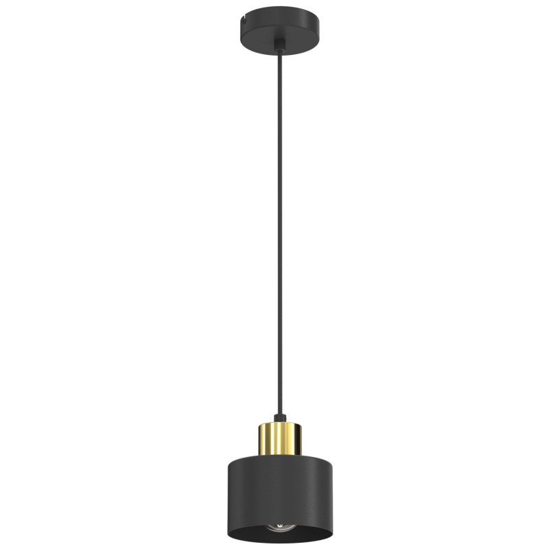 żyrandol  black/gold 1xE27 08782