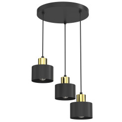żyrandol  black/gold 3xE27 08783