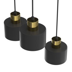 żyrandol  black/gold 3xE27 08783