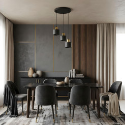 żyrandol  black/gold 3xE27 08783