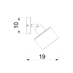 spot/kinkiet  beige 1xE27 08785
