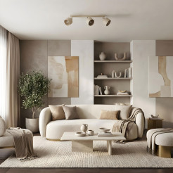 spot  beige 3xE27 08787
