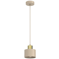żyrandol  beige/gold 1xE27 08794