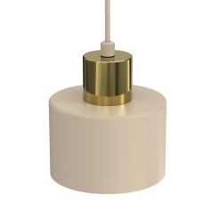 żyrandol  beige/gold 1xE27 08794