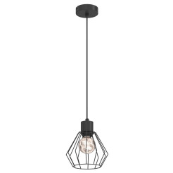 żyrandol  basket black 1xE27 08833