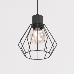 żyrandol  basket black 1xE27 08833
